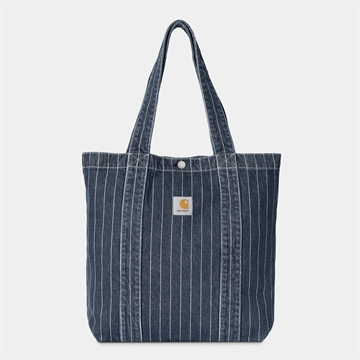 Carhartt WIP Tote Bag Orlean Hickory Stripe Blue / White